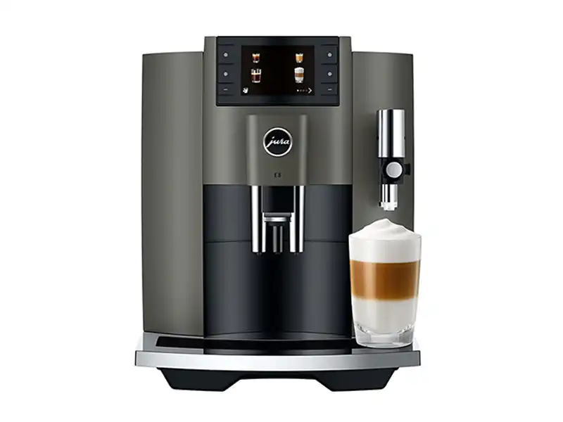 JURA E8 Dark Inox (EC) täysautomaattinen kahvikone