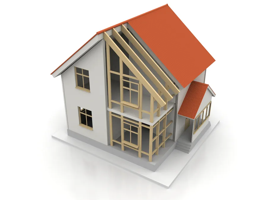 Omakotitalon rakentamisen hinta. Mallinnos talon rakenteista.